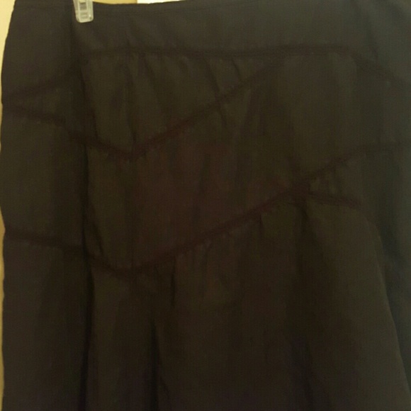 26/28 Lined Linen Peasant Skirt #91 - Picture 2 of 3